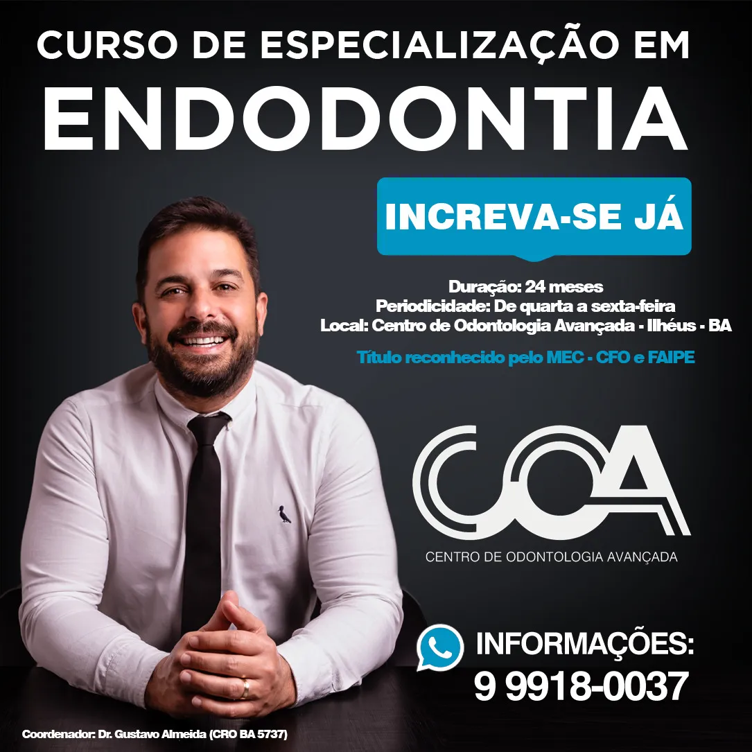 especializacao endodontia ilhéus COA