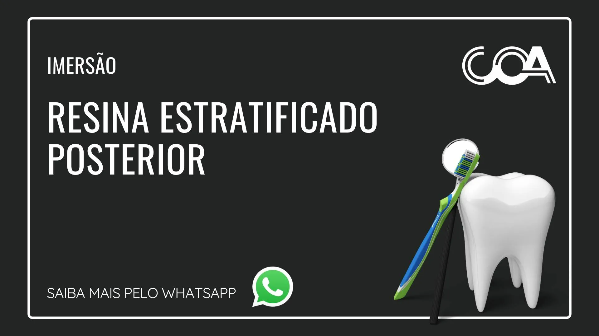imersao resina estratificado posterior coa itabuna bahia